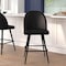 Flash Furniture 2PK 26" Black LeatherSoft Armless Counter Stool AY-1026H-26-BK-GG - alternate 1